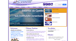 Desktop Screenshot of lesystem.inf.br