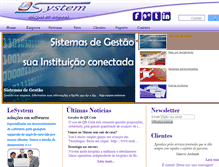 Tablet Screenshot of lesystem.inf.br